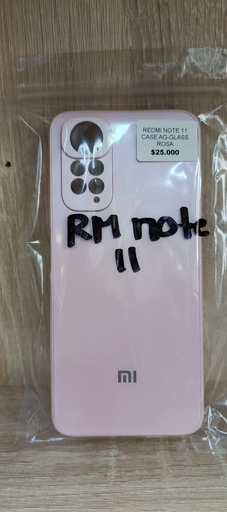 [ACCMOV] REDMI NOTE 11 CASE AG-GLASS ROSA
