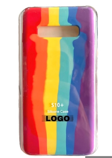[ACCMOV] S10 PLUS SILICON CASE ARCOIRIS