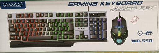 [ACCMOV] TECLADO+MOUSE GAMING AOAS WB-550