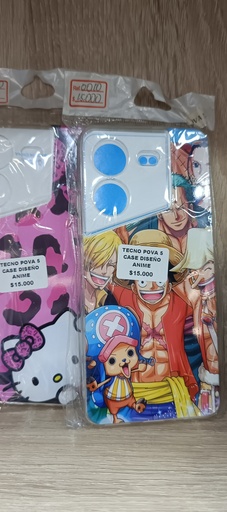 [ACCMOV] TECNO POVA 5 CASE DISEÑO ANIME