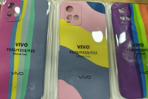 [ACCMOV] VIVO Y33S/Y21S/Y21 SILICON CASE ARCOIRIS