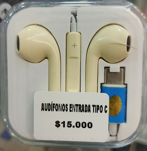 AUDIFONOS ENTRADA TIPO C 
