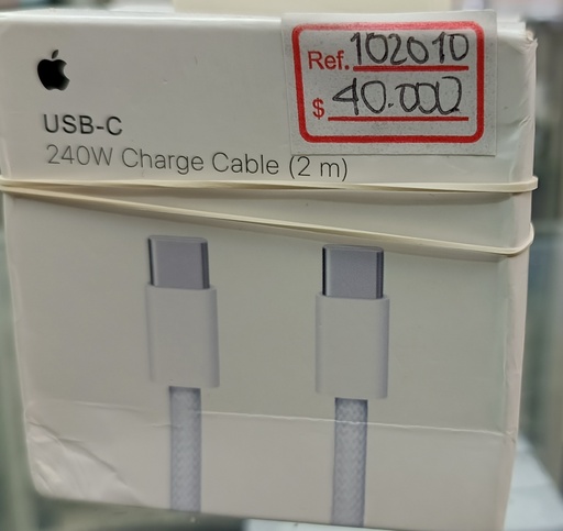 [ACCMOV] CABLE APPLE TIPO C 240W 2 METROS