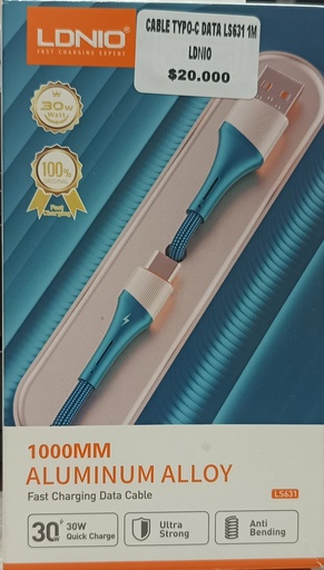 [ACCMOV] CABLE TYPO-C DATA LS631 1M LDNIO