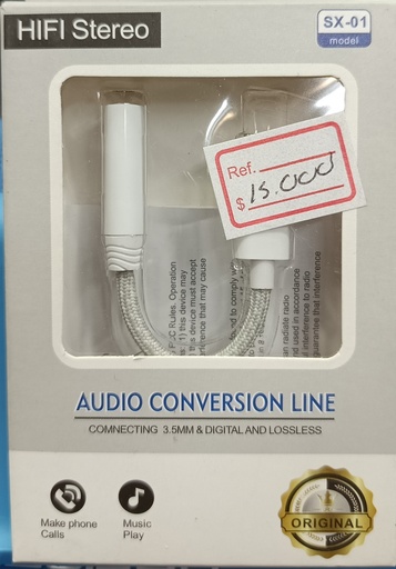 [ACCMOV] CABLE SX-01 HI-FI STEREO CONVERTIDOR
