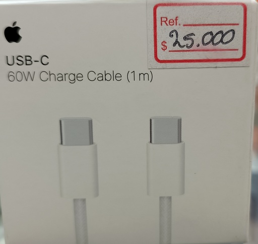 [ACCMOV] CABLE TIPO C - C 60W IPHONE COLORES