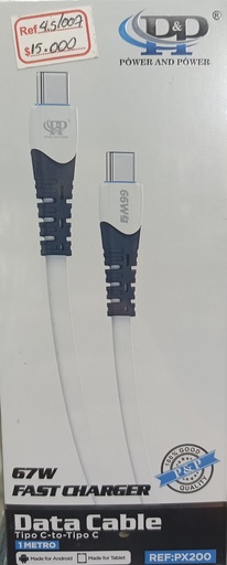 [ACCMOV] CABLE TIPO C TO TIPO C PX- 200