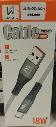 [ACCMOV] CABLE TIPO-C LUXAN2403-014